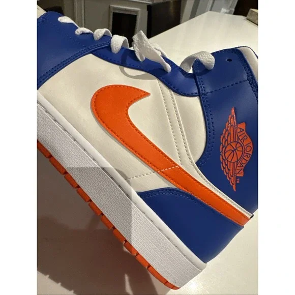 New Nike Air Jordan 1 Mid Knicks Gators Blue 18 Mens Wheaties FD1029-400 2023